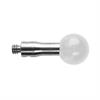 A-5004-2915 - M2 Ø8 mm zirconia ball, stainless steel stem, L 11 mm, EWL 11 mm