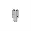 R-S-37550-20 - Espaciador de acero inoxidable 303 de Ø0,375" × 0,50" con rosca 1/4-20