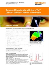 Application note:  Analyse 2D materials with the inVia Qontor confocal Raman microscope