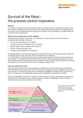 White Paper Survival Of The Fittest The Process Control Imperative Education Process Control Introduction Overview