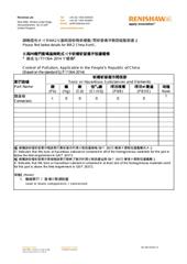 Certificate (RoHS):  China RoHS - MA2