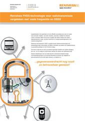 Brochure:  Renishaw FHSS-technologie voor radiotransmissie vergeleken met vaste frequentie en DSSS