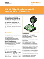 Datenblatt:  OSI mit OMM-2 Interfacesystem für mehrere optische Messtaster