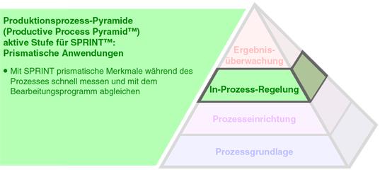 Produktionsprozess-Pyramide (Productive Process Pyramid™) aktive Stufe für SPRINT™: Prismatische Anwendungen