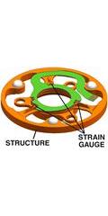 Strain gauge structure