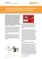 News release:  Renishaw ad Affidabilità  Tecnologie 2009