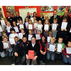 Renishaw gives financial donation to Gloucester Rugby's education scheme