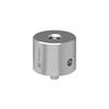 R-SA-6-4 - Adaptador espaciador de acero inoxidable 303 de 1Ø9,1 mm × 15 mm con rosca inferior M4 y superior M6