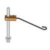 R-CWT-50-50-6 - Pinza con alambre de muelle de punta blanda de 49,7 mm con varilla de 50,0 mm y rosca M6