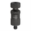 R-AJ-9-4 - Caballete de aluminio ajustable de Ø9,5 mm con rosca M4