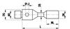 A-5004-0254 - M3 Ø1.5 mm tungsten carbide cylinder, L 11 mm, ML 1.5 mm, for ZEISS applications