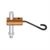 R-CWT-25-25-4 - Pinza con alambre de muelle de punta blanda de 31,3 mm con varilla de 25 mm y rosca M4
