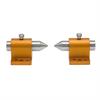 R-CC-25 - Centros con pasadores de Ø25,4 mm para componentes de fijación M4, M6, M8 y 1/4-20