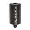 R-S-1220-4 - Espaciador de aluminio de Ø12 mm × 20 mm con rosca M4
