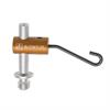 R-CWT-25-25-6 - Pinza con alambre de muelle de punta blanda de 31,3 mm con varilla de 23,9 mm y rosca M6
