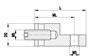 A-5555-1097 - M5 titanium angle for styli 90°, for Zeiss applications