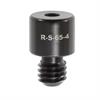 R-S-65-4 - Espaciador de aluminio de Ø6 mm × 5 mm con rosca M4