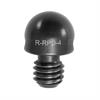 R-RPD-4 - pasador de apoyo de polioximetileno (POM) de Ø6,4 mm x 5 mm con rosca M4