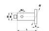 A-5555-0123 - M5 Ø20 mm 高強度鋼圓盤，寬 1 mm，長 60 mm，用於 ZEISS 應用項目