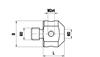 A-5555-0320 - M2 stainless steel, 5 way stylus holder, L 5.4 mm, for Zeiss applications