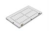 R-PVW-50128-50-20 - 1/4-20 multi-window acrylic plate, 0.47 in × 12.00 in × 8.00 in