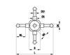 A-5555-0069 - M5 4 向星形,Ø1 mm 紅寶石球,碳化鎢測針桿,ML 7 mm,適用於 ZEISS 應用項目